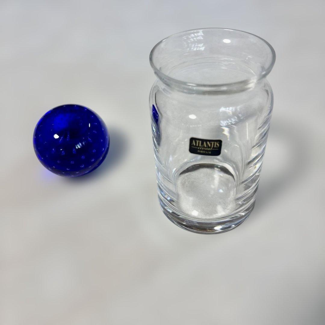 Atlantis crystal アトランティス　青い蓋の瓶