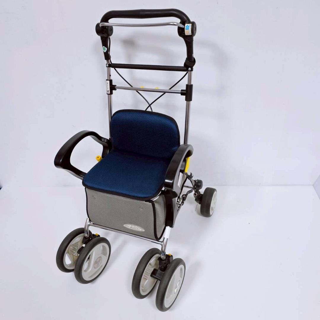 【美品】幸和製作所 スタンダードシルバーカー ST003-L 介護補助器