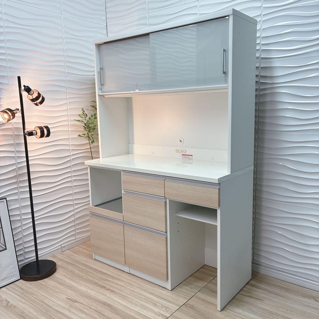 ◇大阪府全域 神戸市 配達料無料！◇高橋木工所◇キッチンボード食器棚◇幅120◇