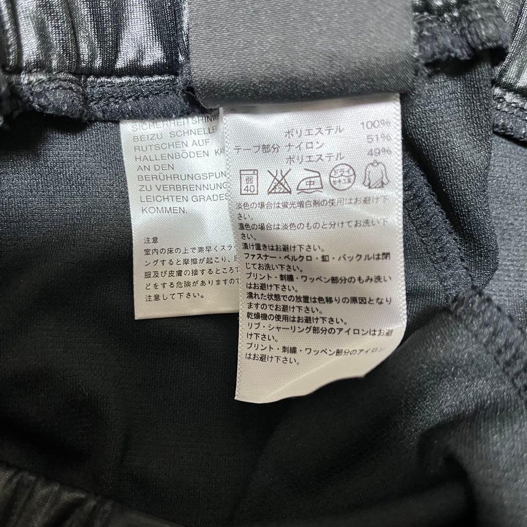 レア【美品】アディダス セットアップ ブラック シルバーライン レザー