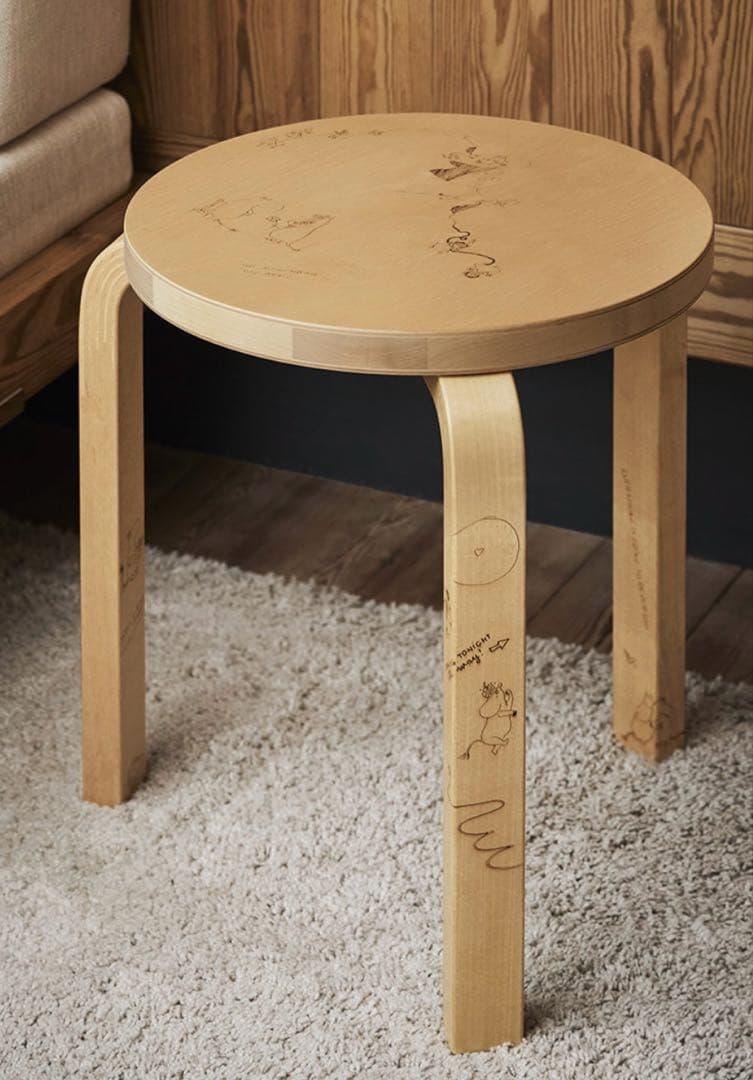 ★新品未使用品★Artek + Moomin アルテック＋ムーミン　スツール60