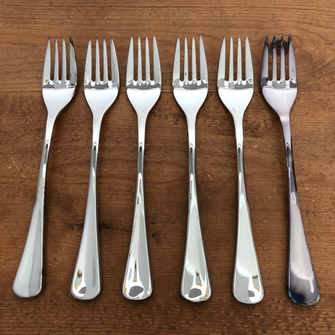 未使用　berndorf フォーク6本セット　ベルンドルフ　シルバープレート