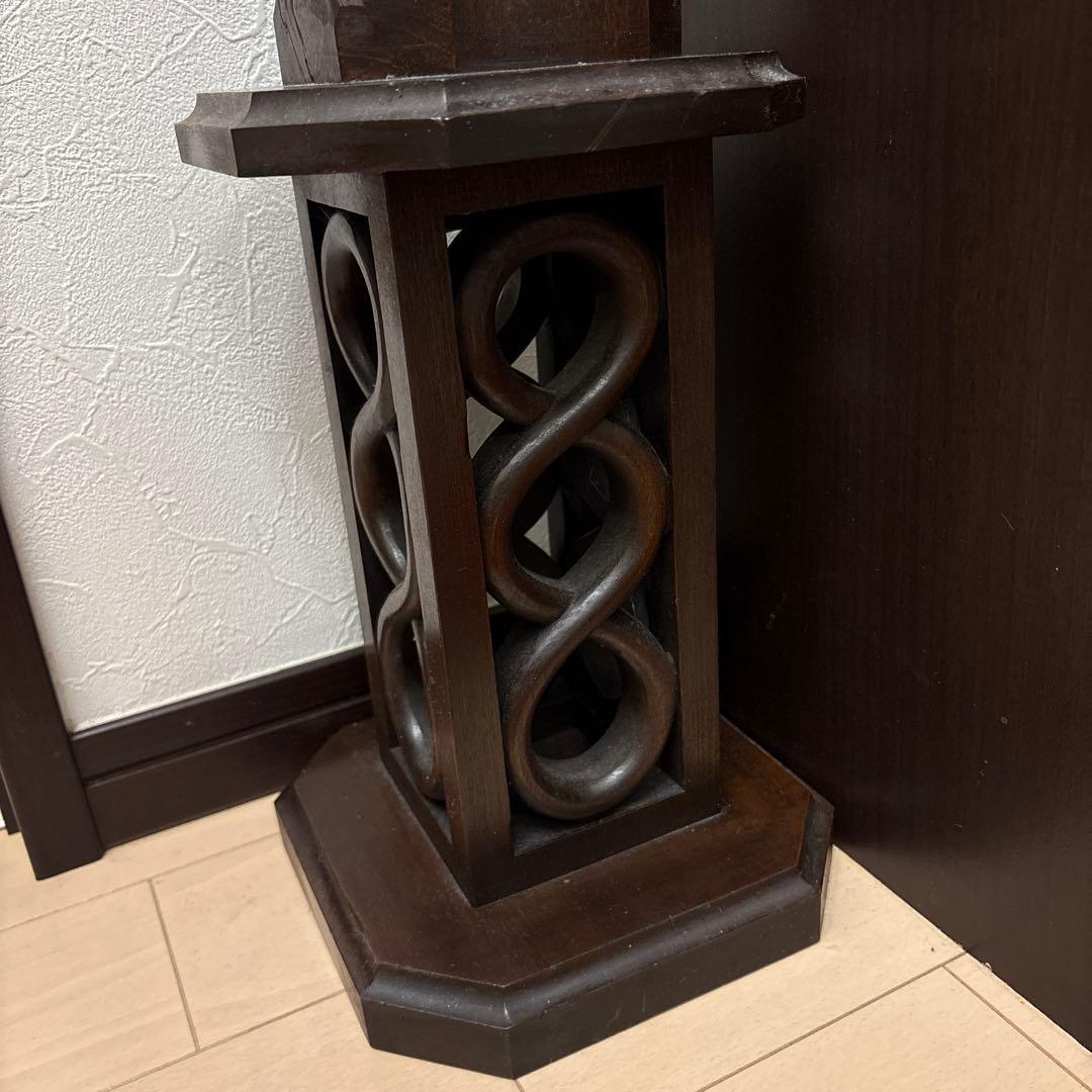 ビンテージ木製フラワースタンド サイドテーブル