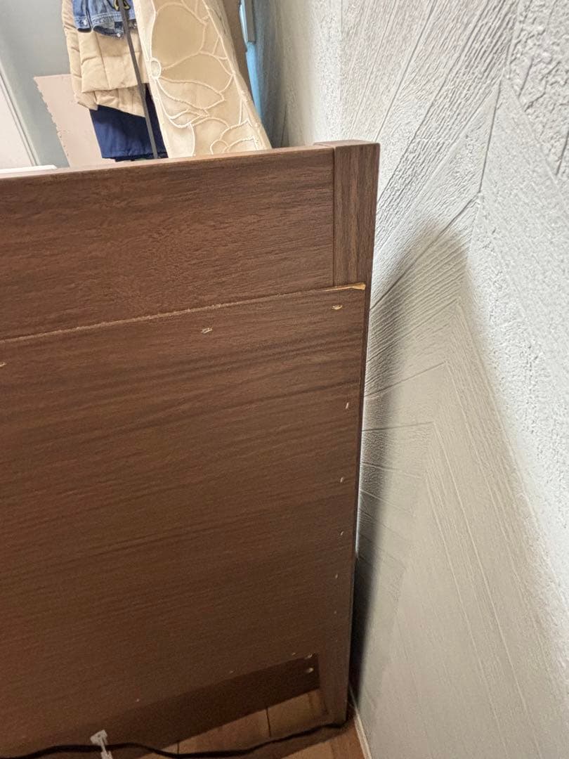 ダブルベッド フレーム+マットレス ニトリ