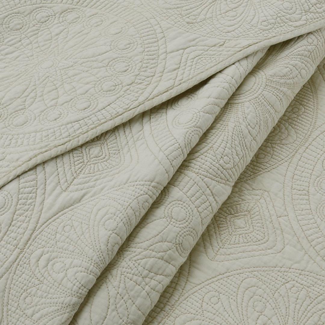 キルトベッドカバー3点セット綿マルチカバー キルティング 705A