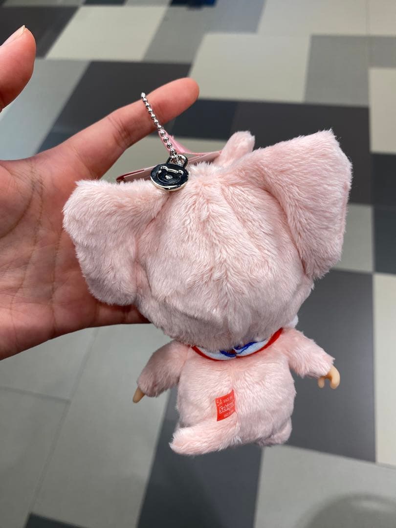 タイ限定の象モンチッチぬいぐるみと象ベビチッチキーチャンセット