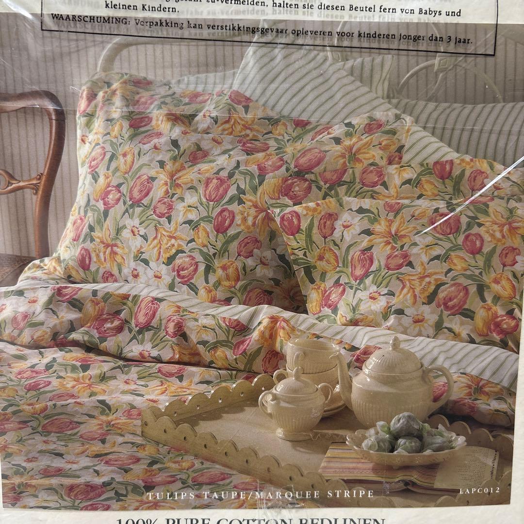 LAURA ASHLEY ローラアシュレイ　デュべカバー&ピローケース　未使用