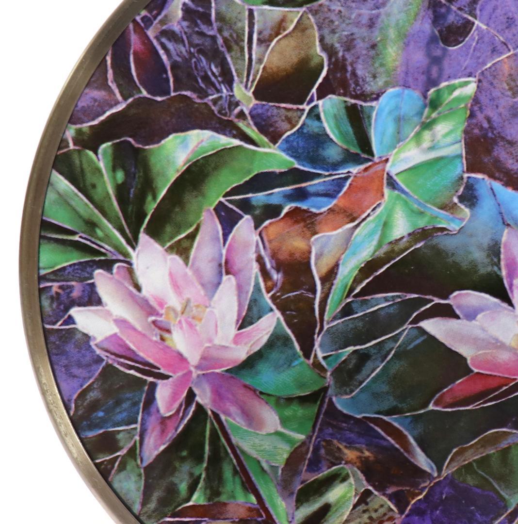 ティファニー スタジオ 睡蓮 ヴィンテージ ステンドグラス カナダ トロント社