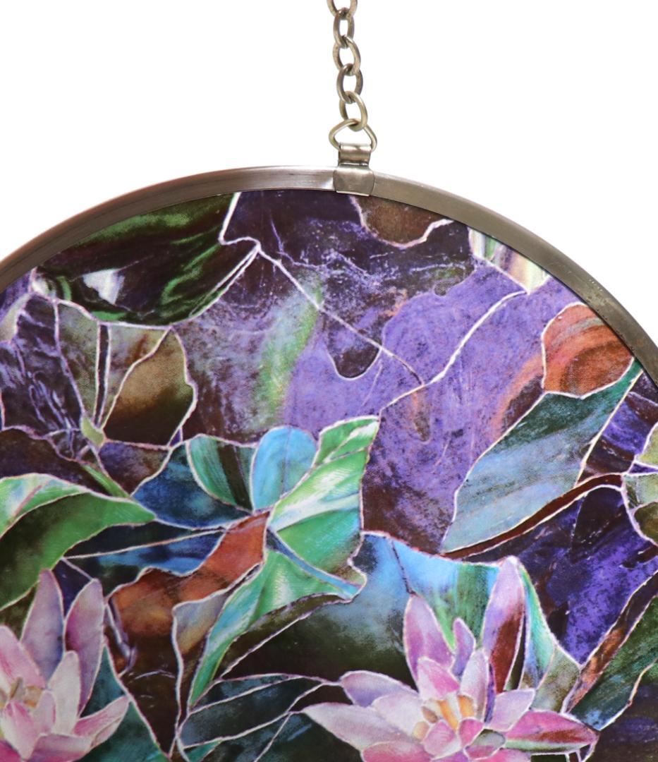 ティファニー スタジオ 睡蓮 ヴィンテージ ステンドグラス カナダ トロント社