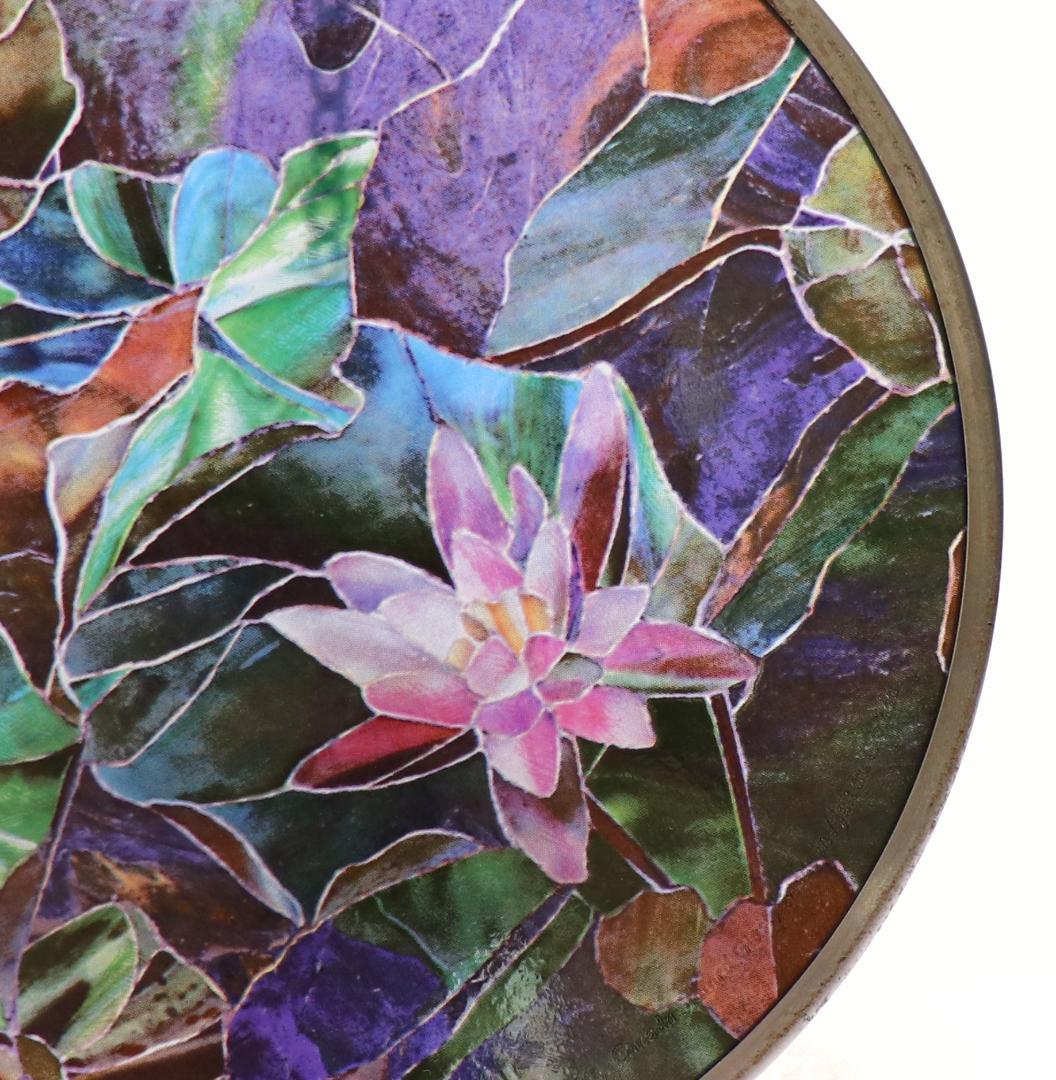 ティファニー スタジオ 睡蓮 ヴィンテージ ステンドグラス カナダ トロント社