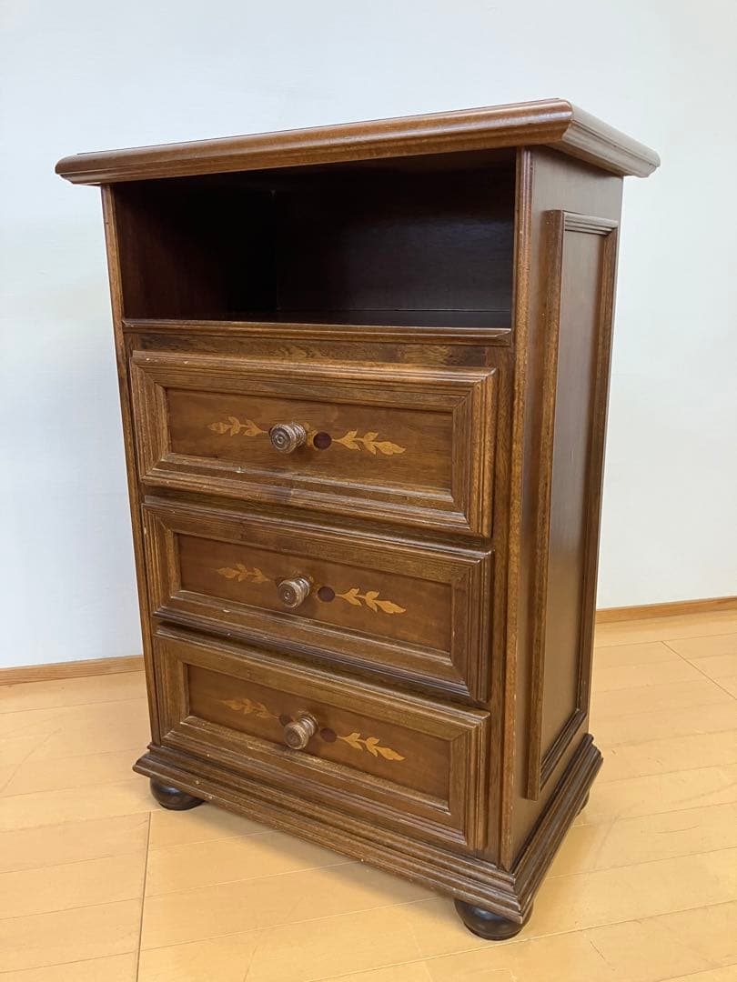 イタリア　象嵌　チェスト　電話台　サイドチェスト