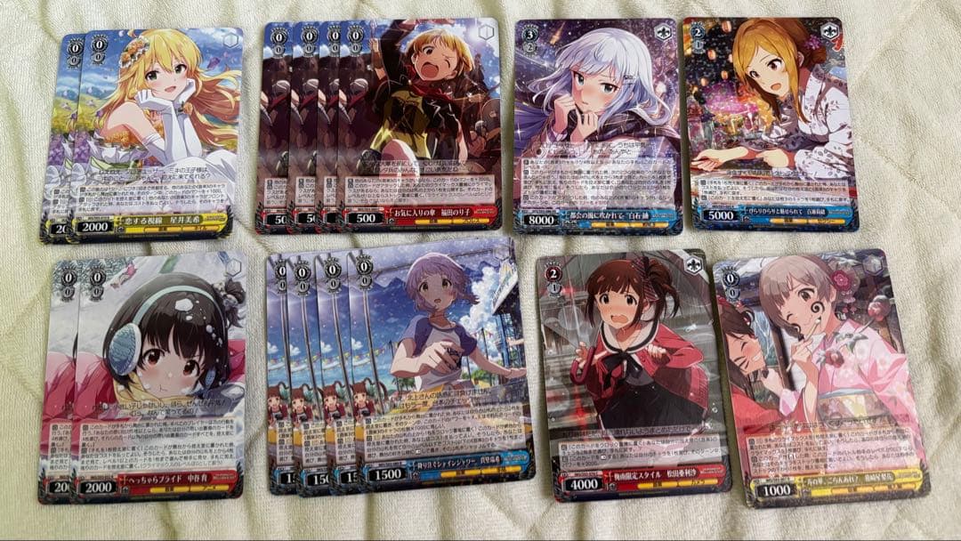 ヴァイスシュヴァルツ ミリオンライブ デッキ+パーツ