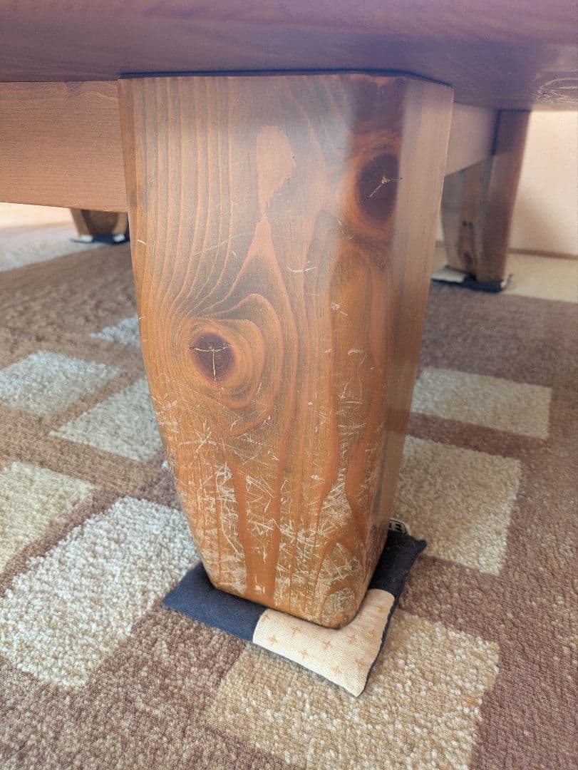 レア商品！直径150センチ！円形木製座卓・Bigちゃぶ台