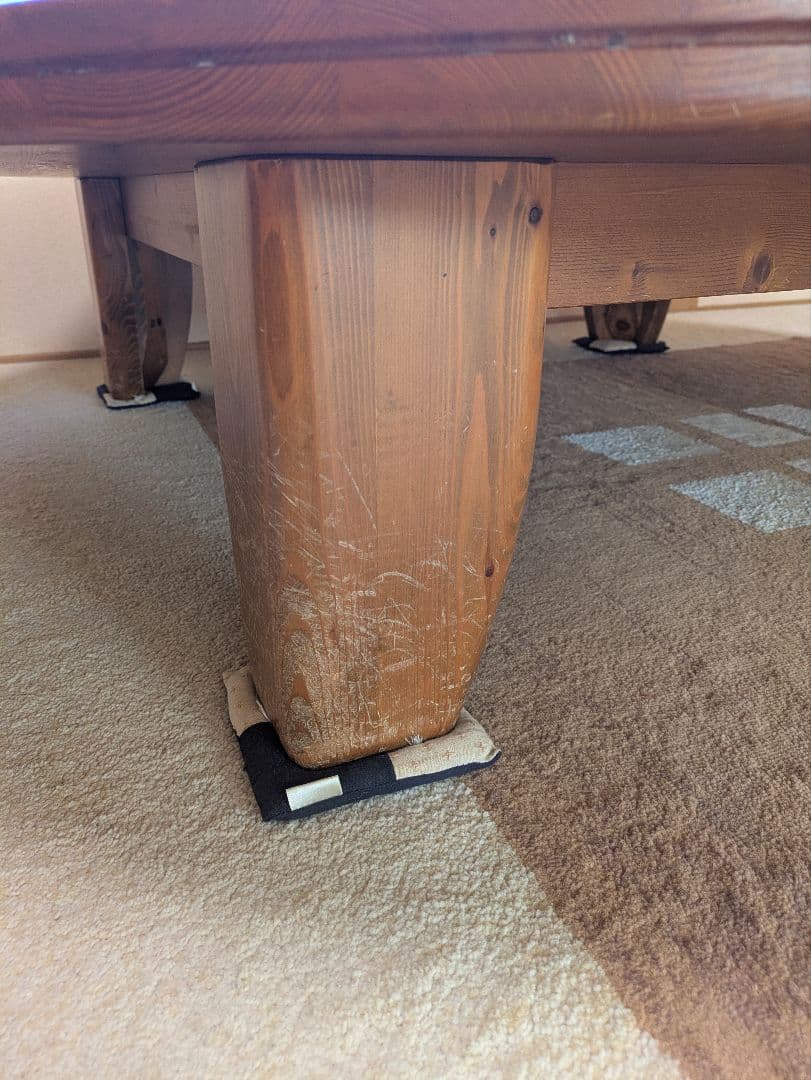 レア商品！直径150センチ！円形木製座卓・Bigちゃぶ台