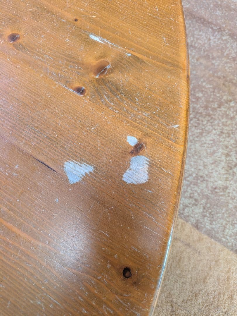 レア商品！直径150センチ！円形木製座卓・Bigちゃぶ台