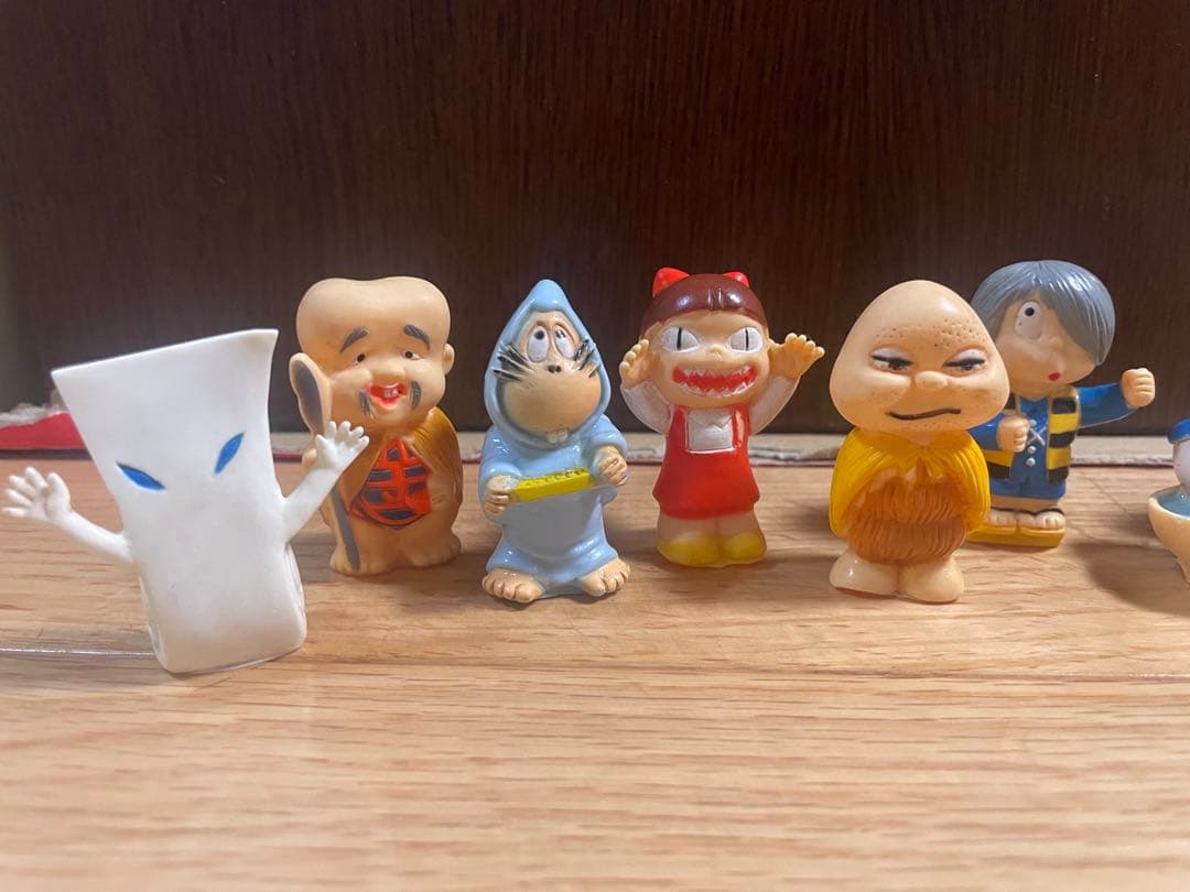 昭和レトロ 希少 ゲゲゲの鬼太郎 妖怪大集合 指人形 1985年 バンダイ