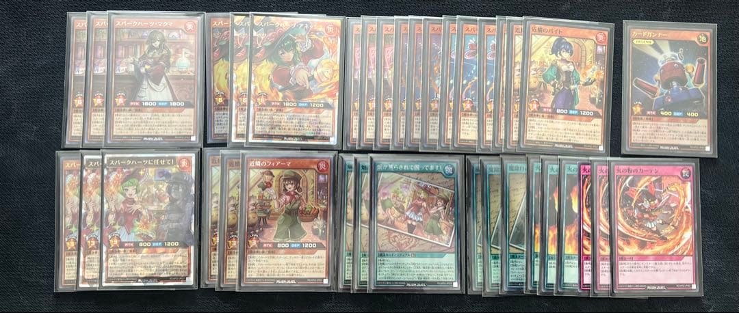 リベンジハーツ スパークハーツ デッキ パーツ 各3枚 3コン 高レア