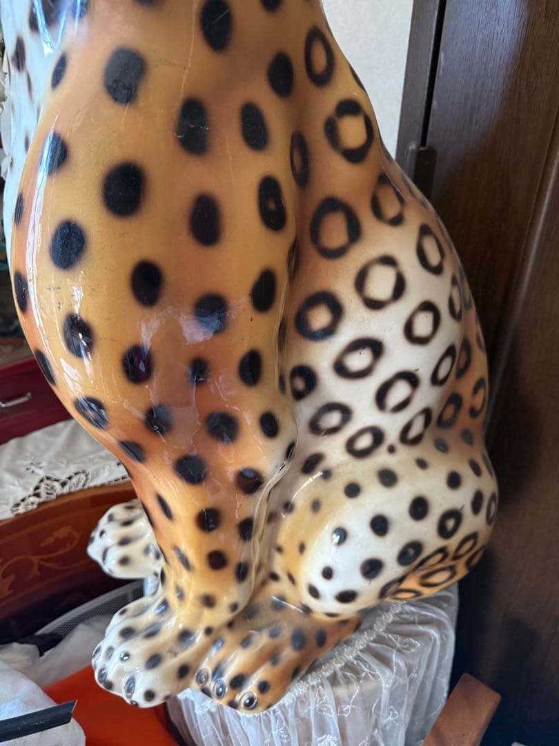 とら　タイガー　陶器　置物