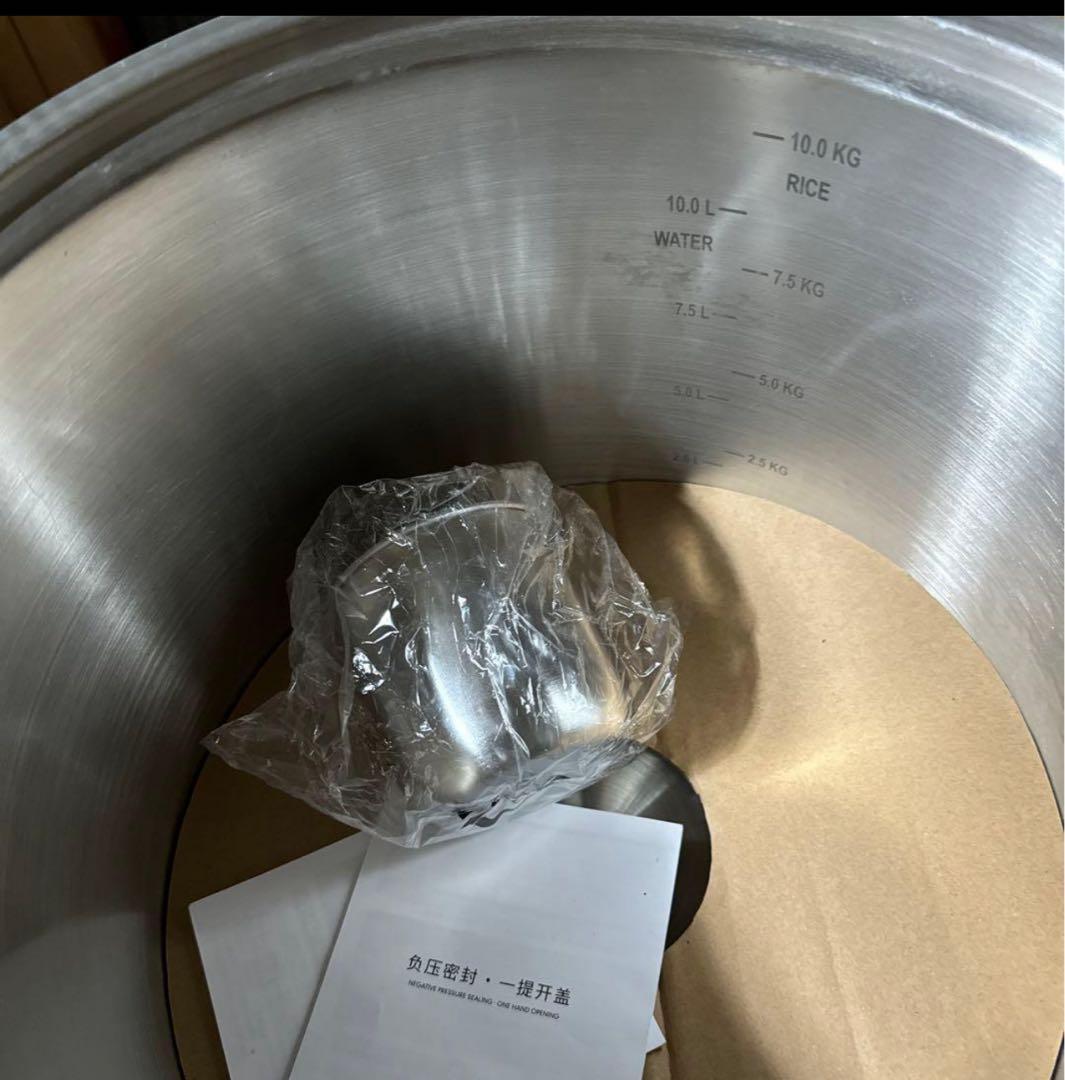 米びつ 真空 米櫃 容器 負圧シール ライスストッカー 米 ステンレス製米桶