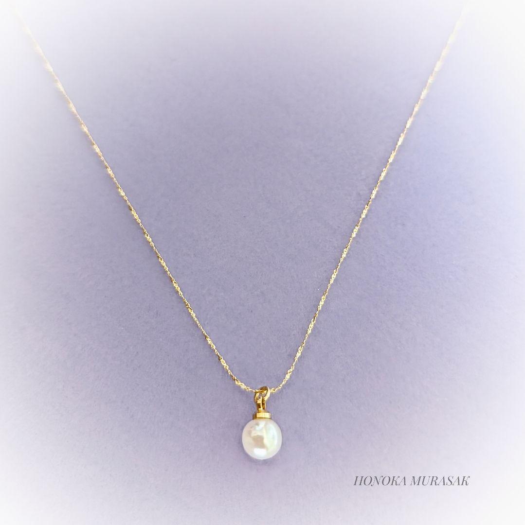 仄 -honoka- パール ネックレス (静)
