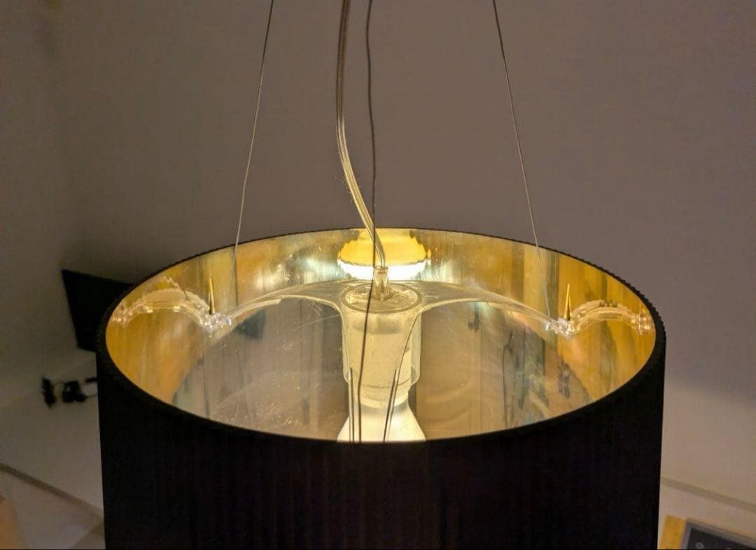 Kartell GE 黒ゴールド　made in italy