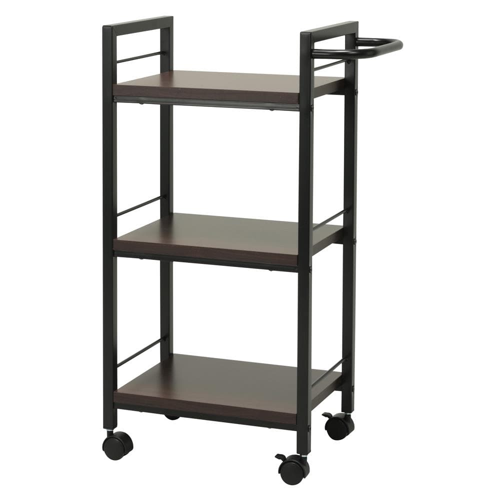 《新品・送料無料》リビング・オフィスの収納に最適なルームワゴン3段