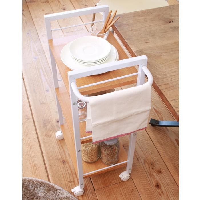 《新品・送料無料》リビング・オフィスの収納に最適なルームワゴン3段