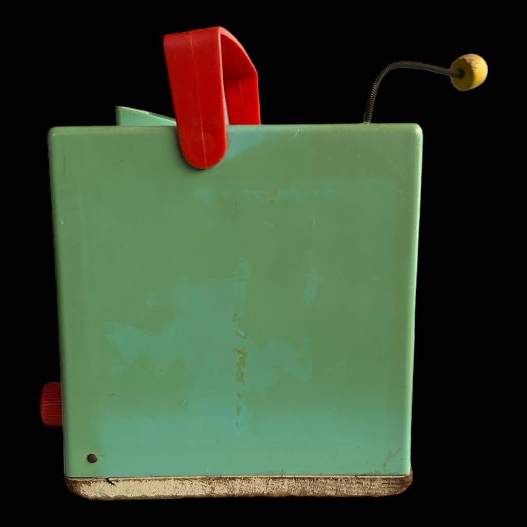 60's vintage「FISHER PRICE」ピーカブー　TV オルゴール