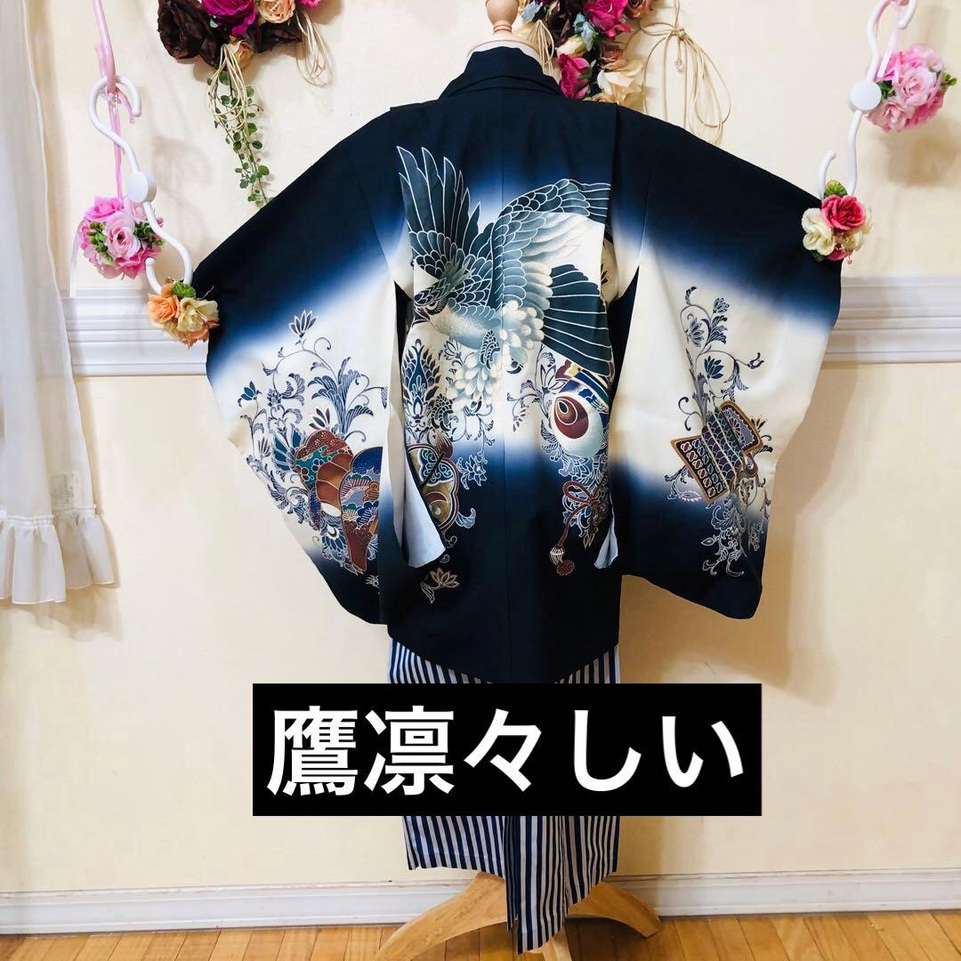 七五三五歳‼️完全️フルセット❤️豪華鷹凛々しい‼️金彩煌びやか際立つ