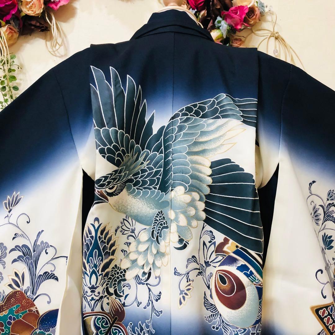 七五三五歳‼️完全️フルセット❤️豪華鷹凛々しい‼️金彩煌びやか際立つ