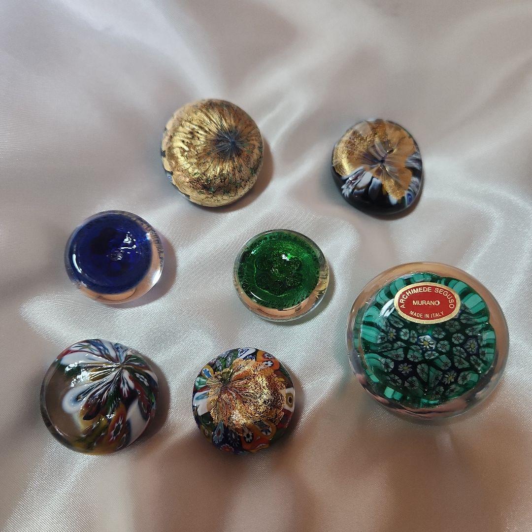 友*美様 SEGUSO 他 ベネチアンガラス ペーパーウエイト murano ミ