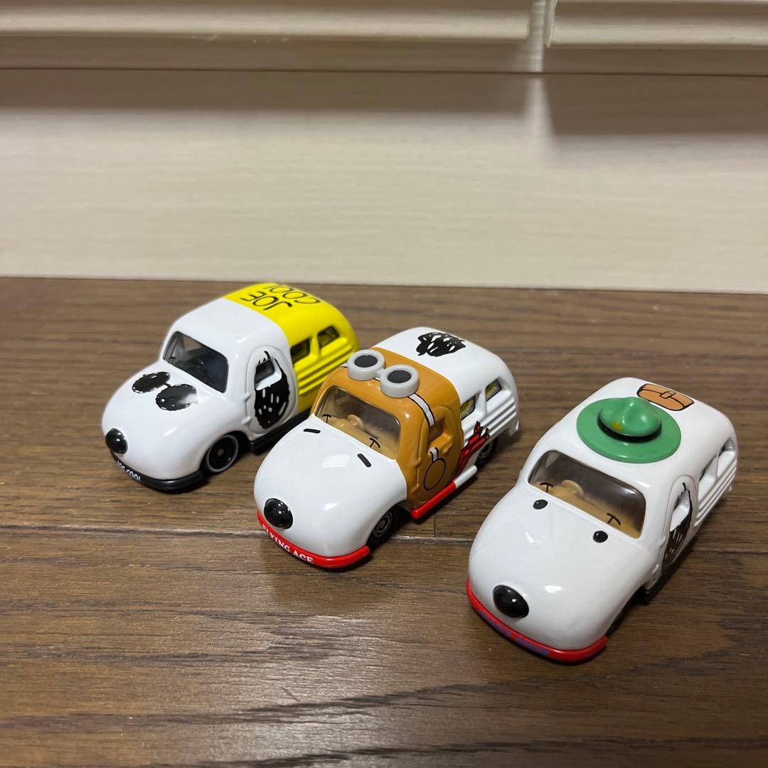 スヌーピー日本上陸50周年記念 ドリームトミカコレクション全6種類