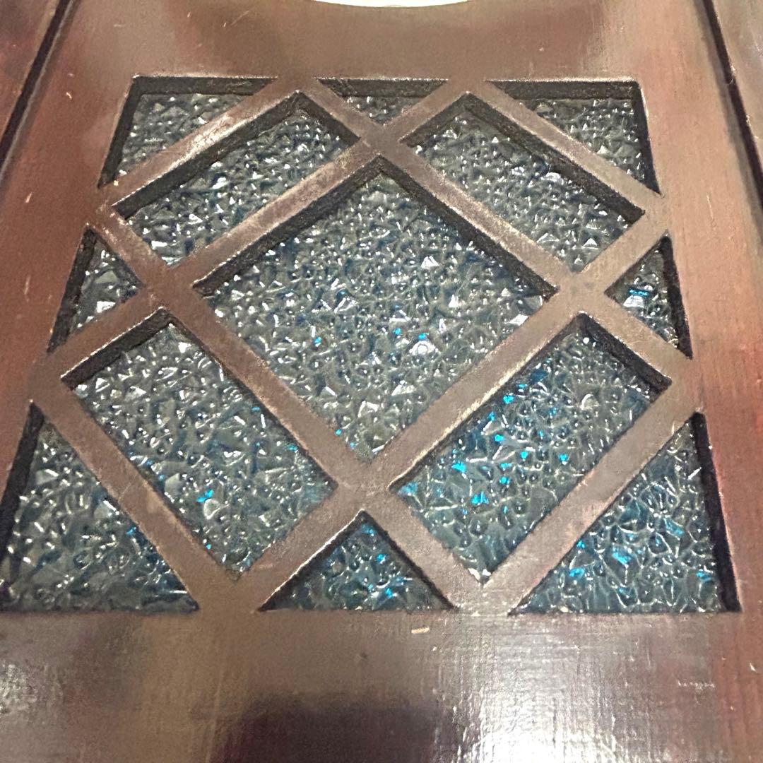 【匿名配送】Aichi 振り子時計　ゼンマイ式　手巻き鍵付　アンティーク　木製