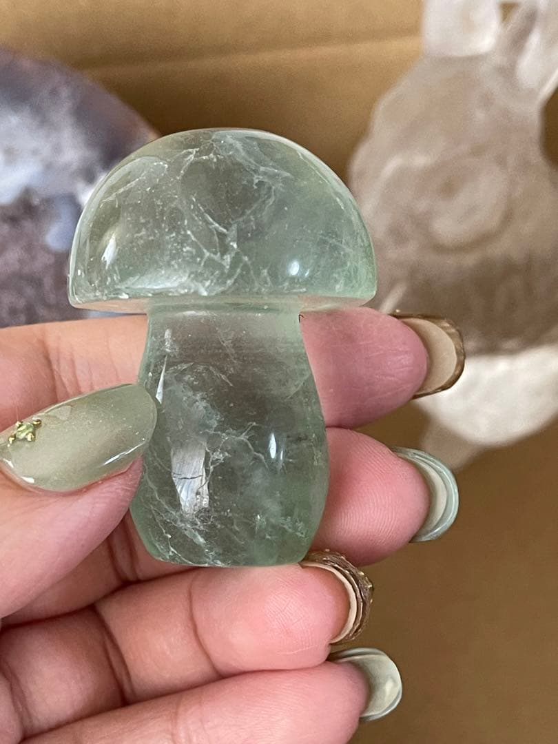 天然石　トレジャー瑪瑙聚宝盆 と　高透明　綺麗　水晶うさぎ　バラ可