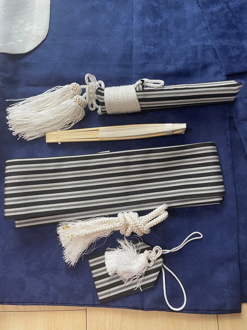 子供用着物セット 鷹デザイン 草履付き