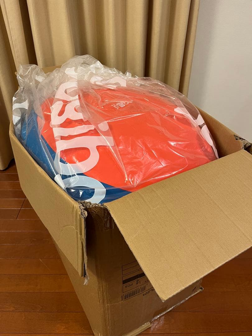 Yogibo Bubbleヨギボー バブル ブルー/オレンジ (替えカバーつき)