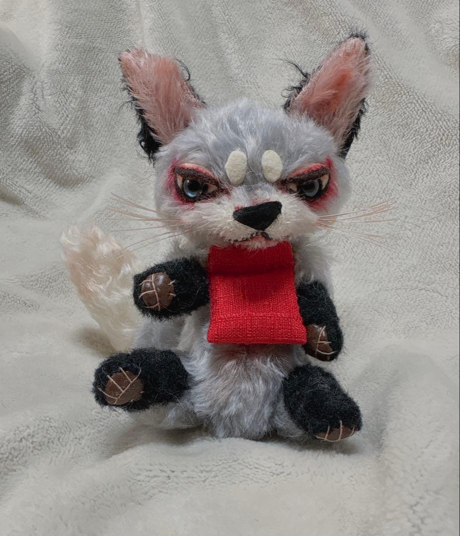 最終値下げ 作家 アートドール 狐 ハンドメイド ぬいぐるみ