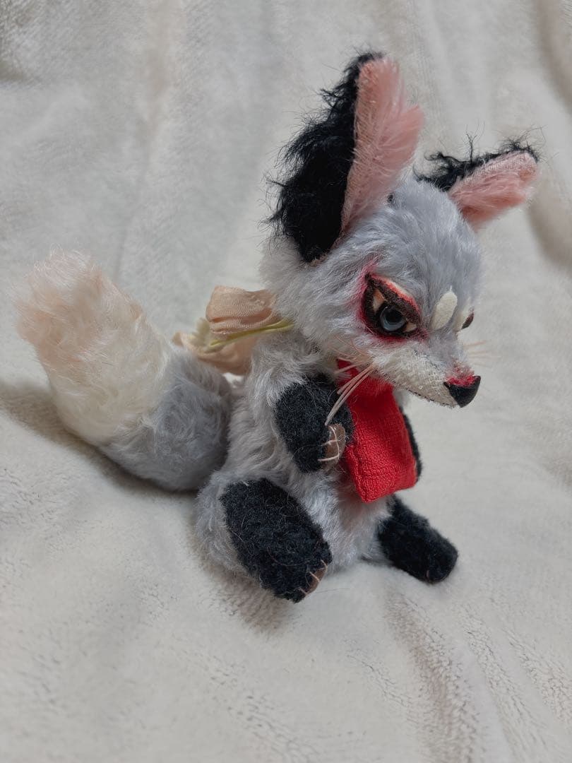 最終値下げ 作家 アートドール 狐 ハンドメイド ぬいぐるみ