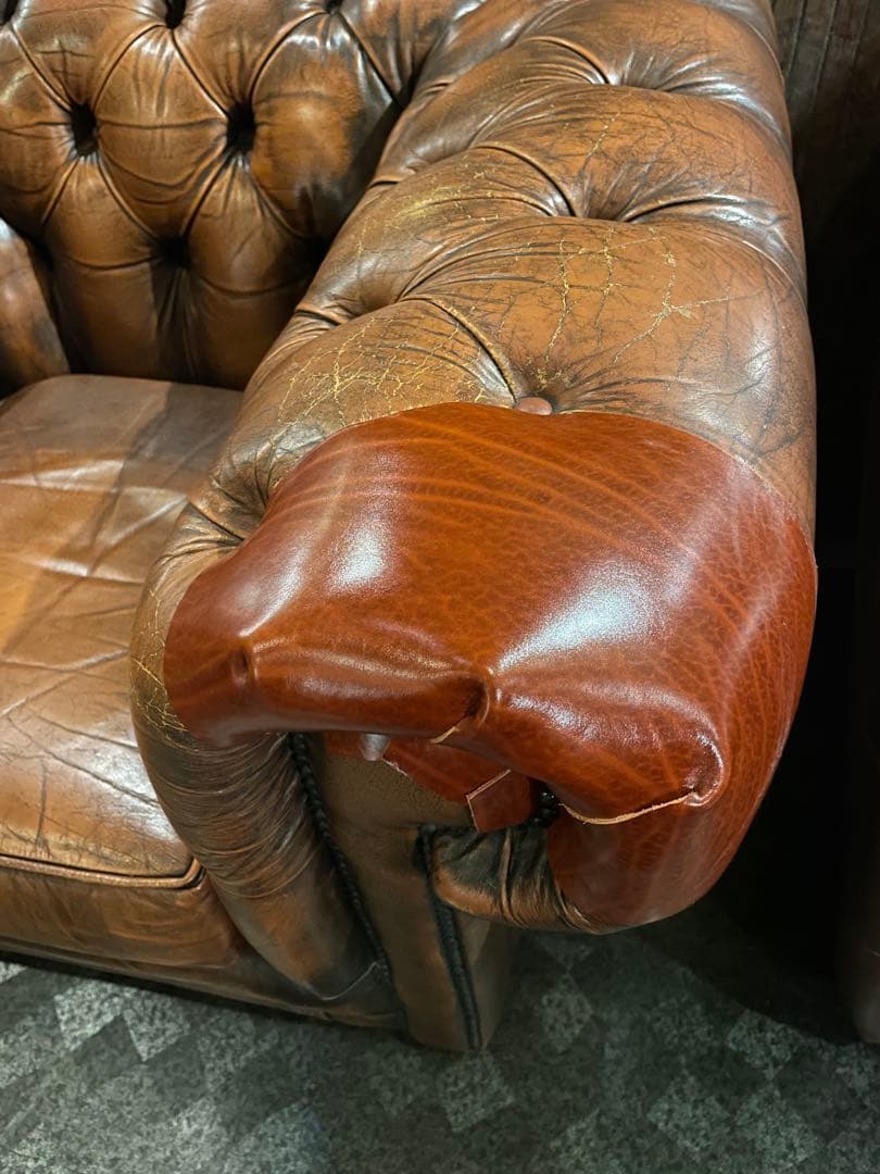 チェスターフィールド　1人掛けソファ