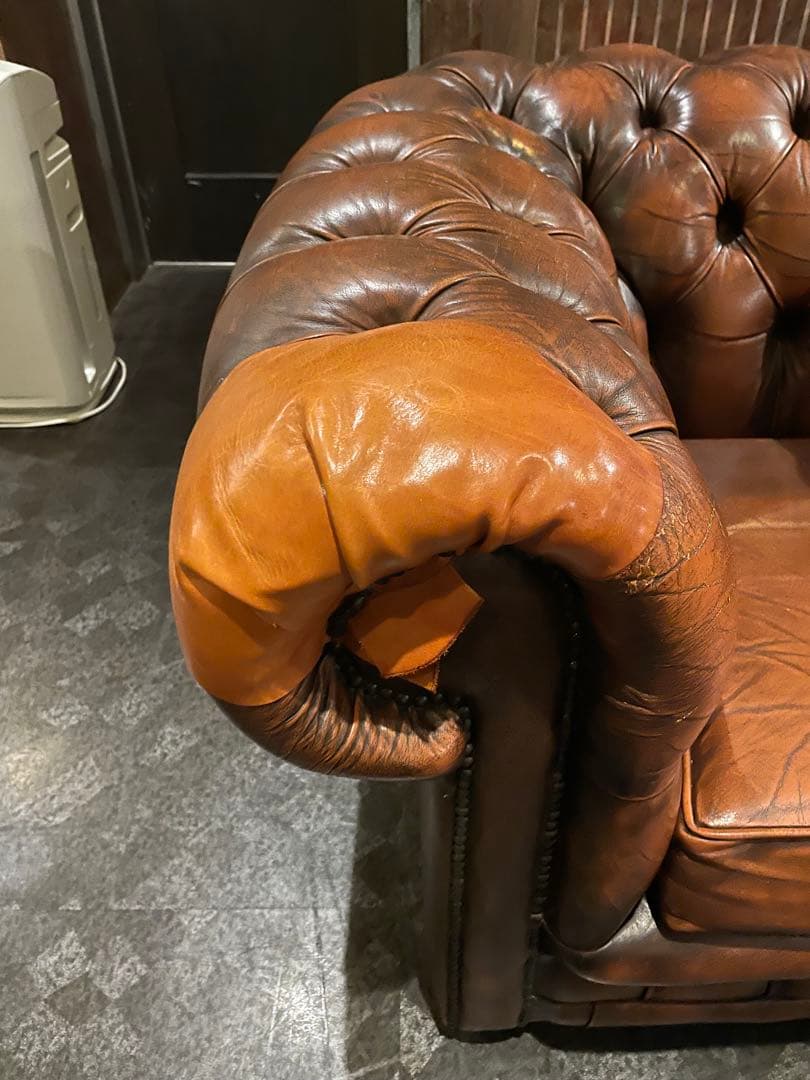 チェスターフィールド　1人掛けソファ