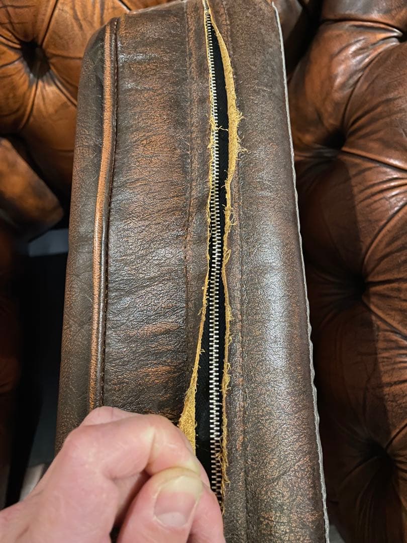 チェスターフィールド　1人掛けソファ