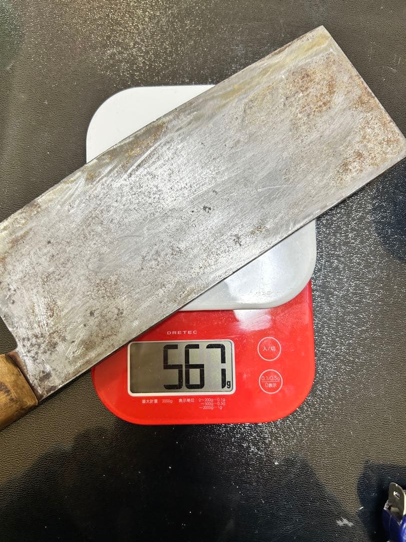 中華包丁 杉本7号 木製ハンドル