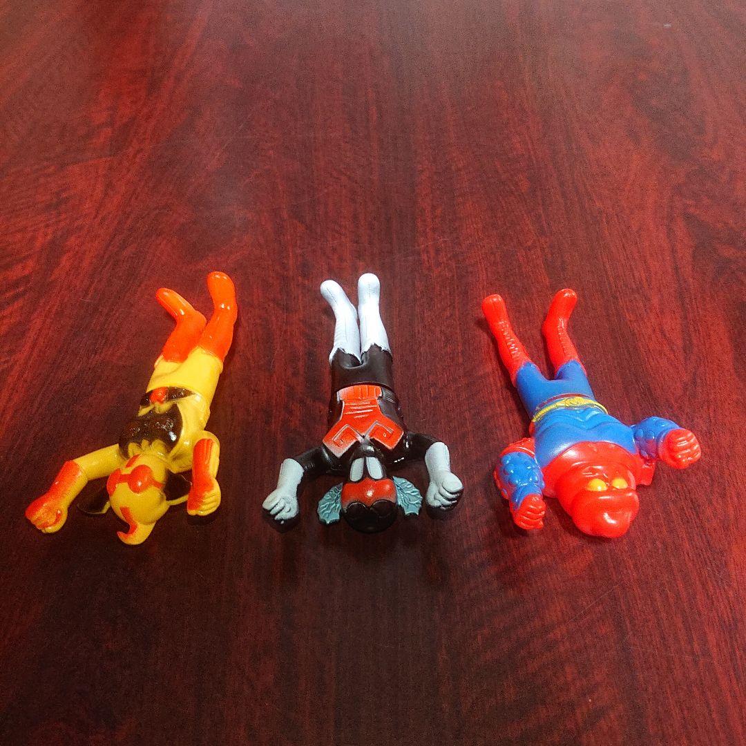 ブルマァク/タカトク/アクマイザー3 ミニソフビ セット