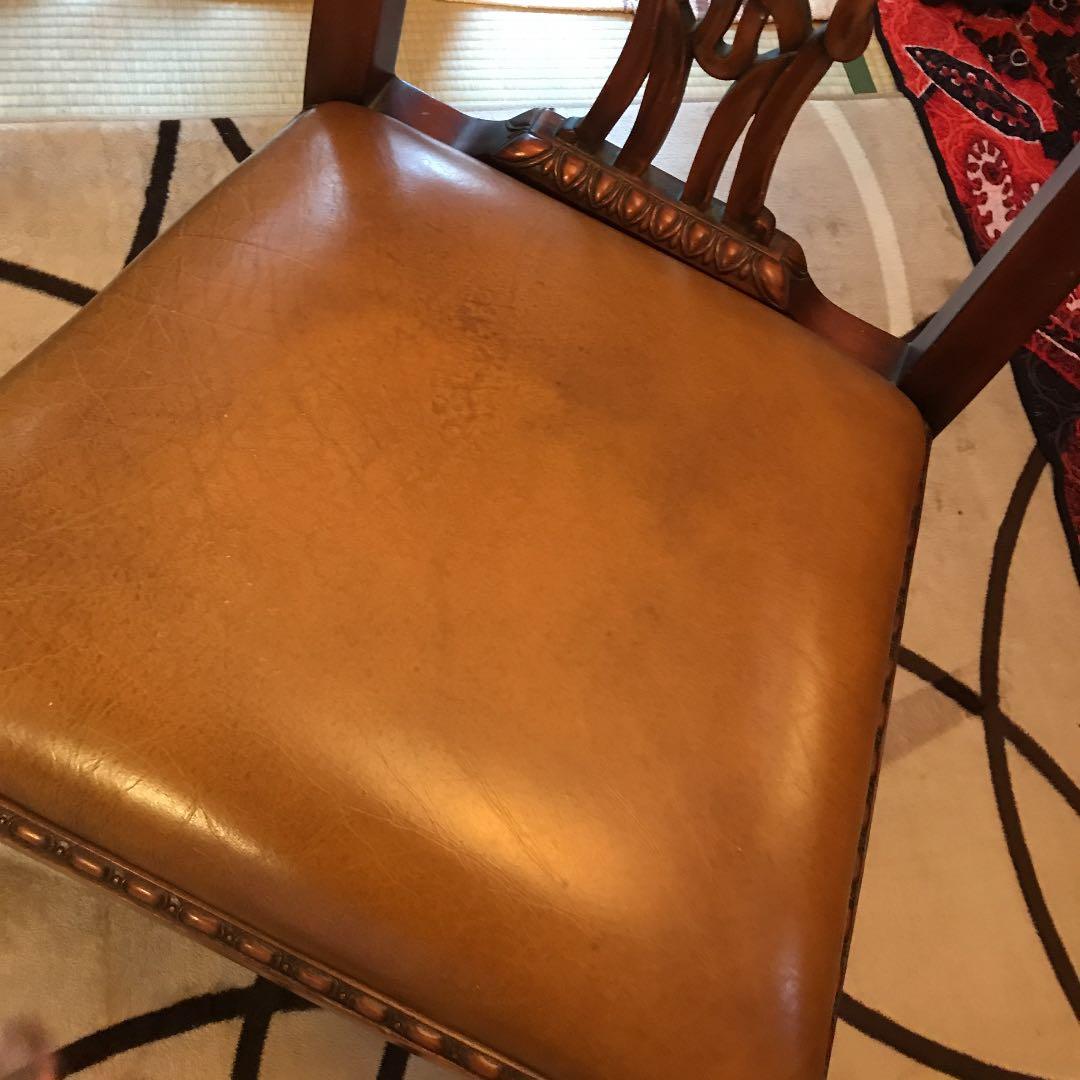 vintage レザーチェア