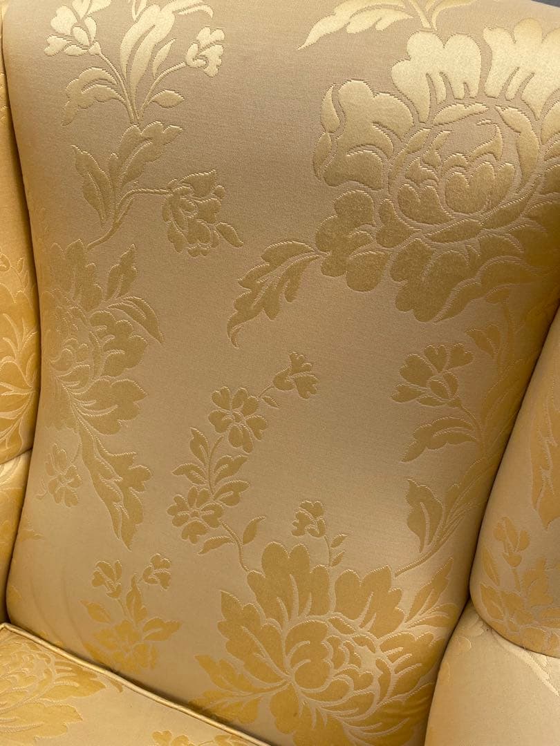 割と綺麗　メーカー不明　アンティーク？1人掛け　ソファ