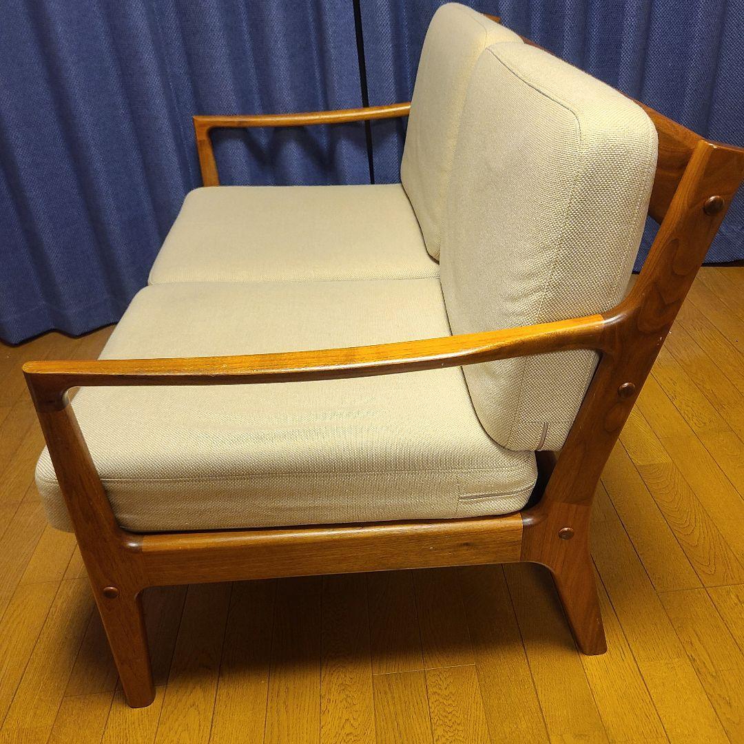 引き取り優先】起立木工 ノルディ 2人掛けソファ IDC大塚家具 北欧