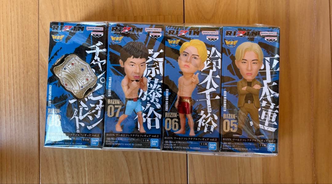 RIZIN ワールドコレクタブルフィギュアvol.2】全4種セット コンプ