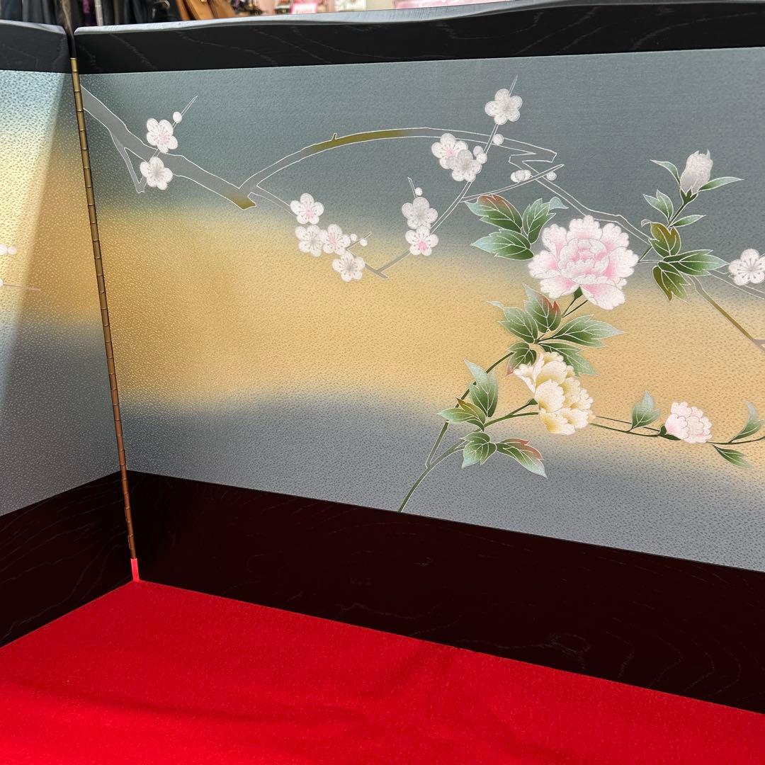 384】京友禅 桜デザイン屏風 雛祭り用 - メルカリ