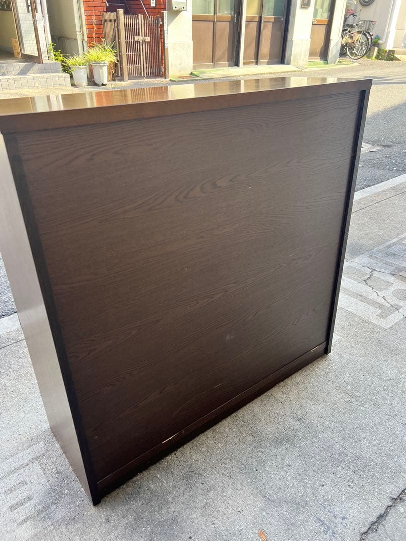 A745♠️アンティーク木製サイドボード リビングボード 飾り棚