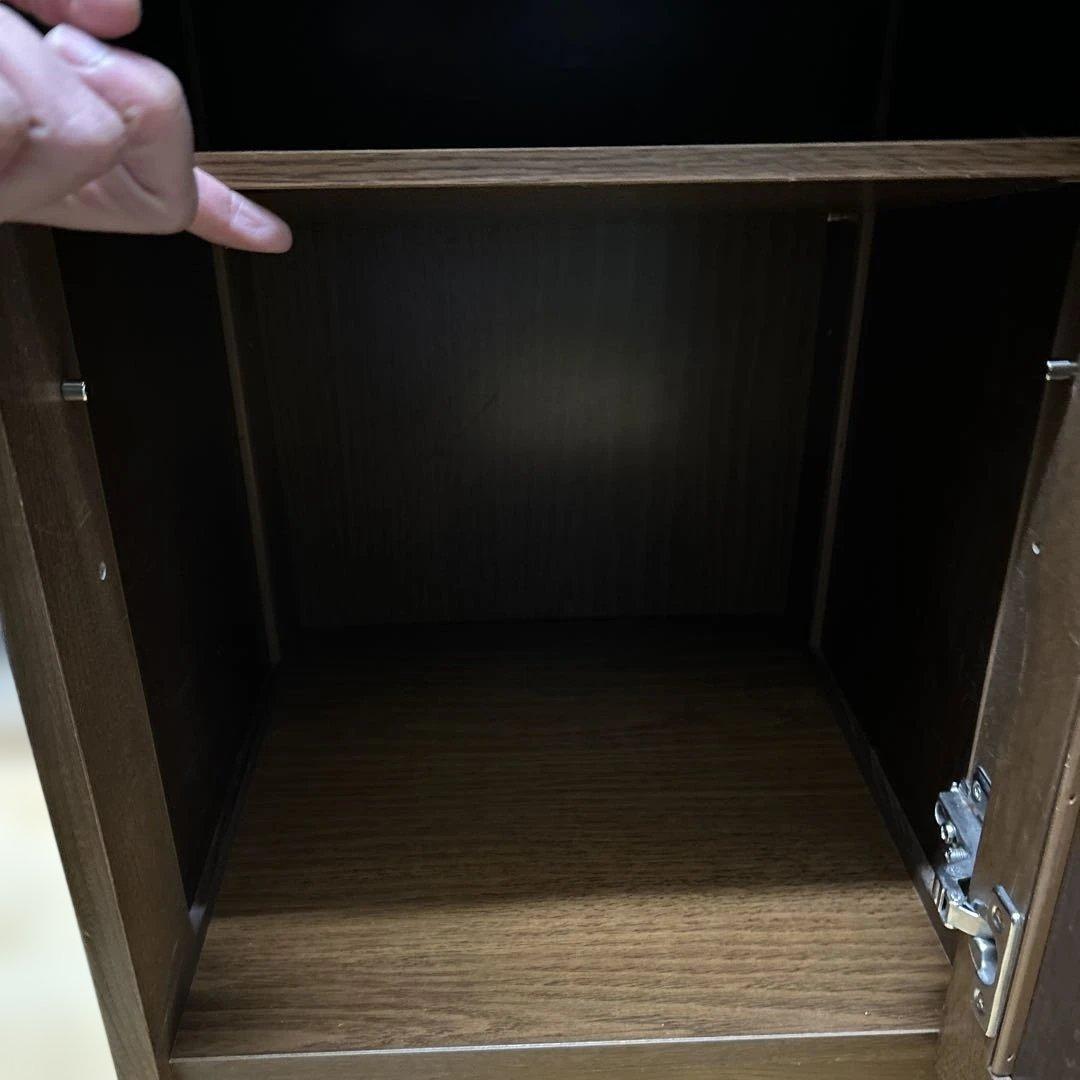 karimoku カリモク 電話台 キャビネット 木製 サイドチェスト 中古